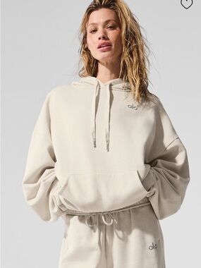 Alo Accolade Hoodie, Bone, Size M